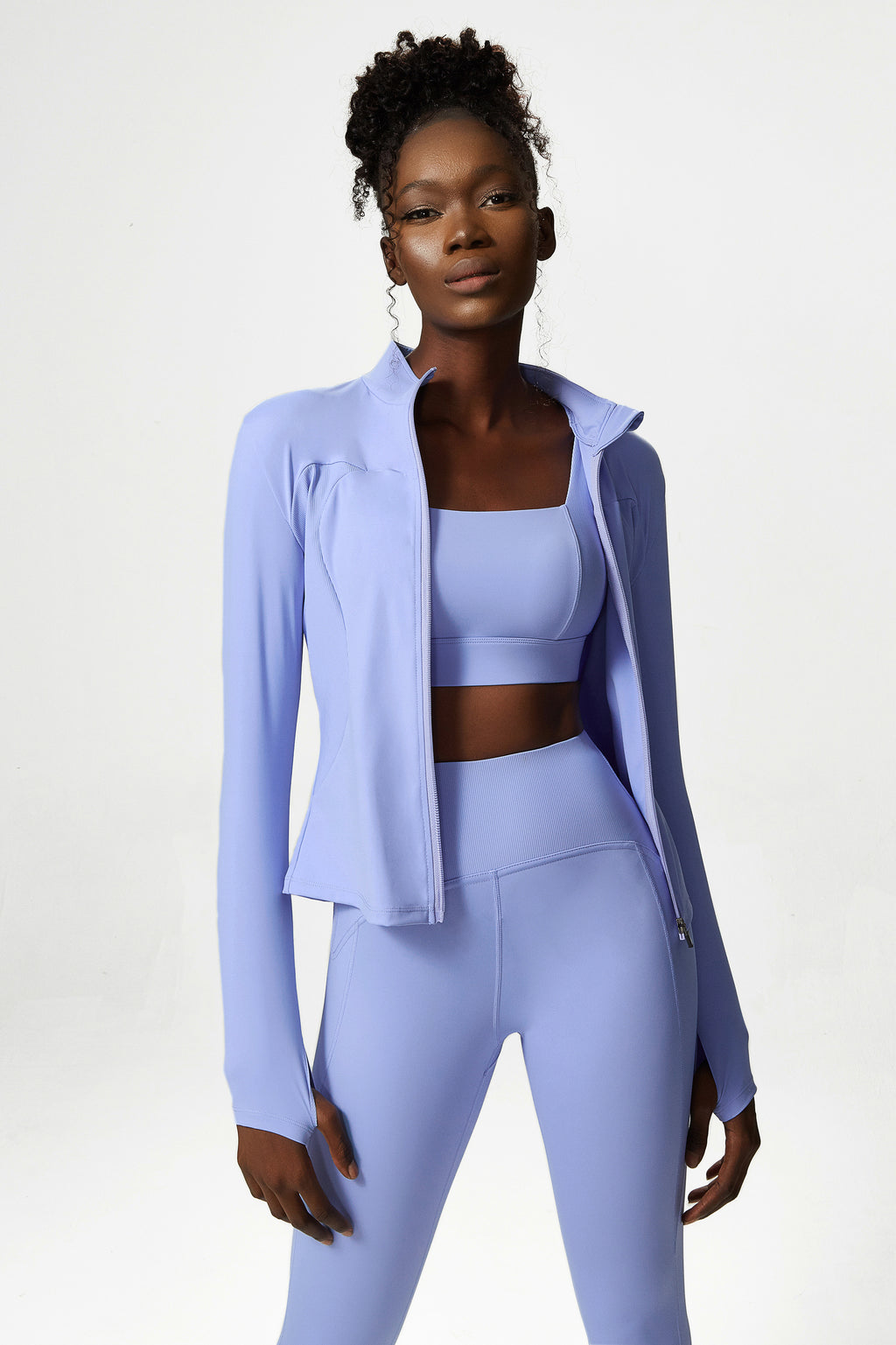 Pleated Zip-Up Rashguard